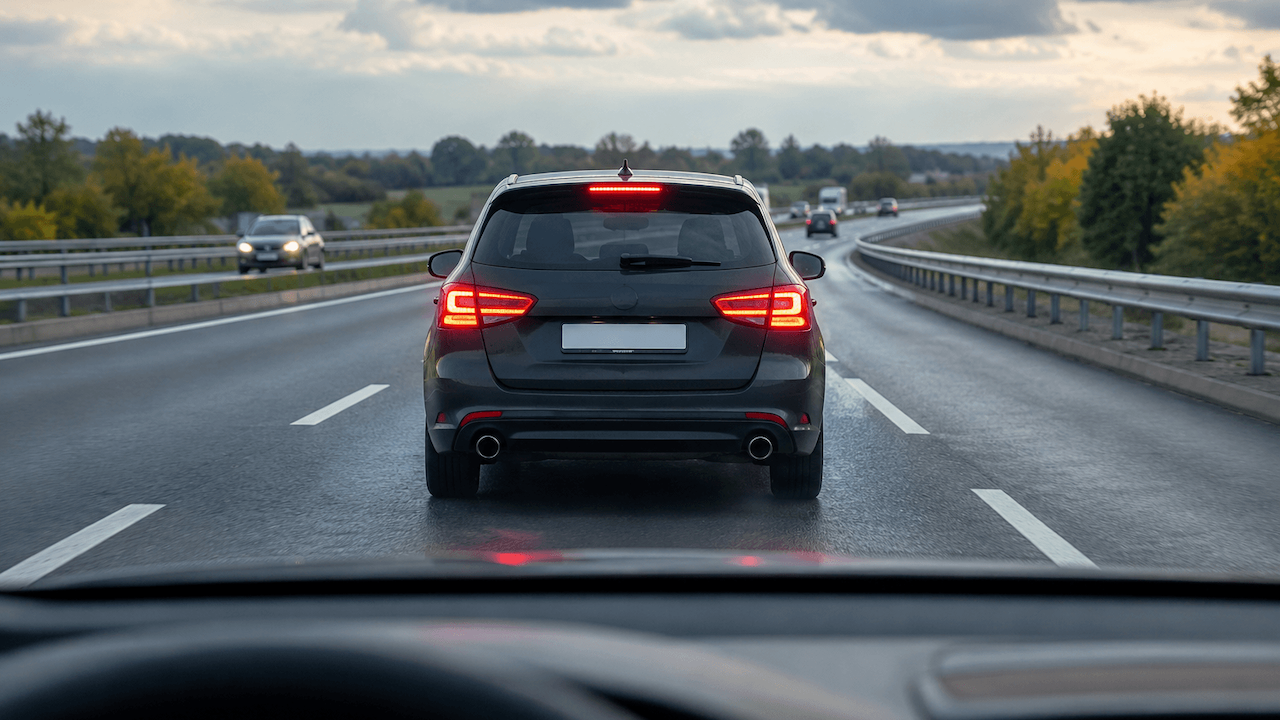 Distanța de siguranță la volan — reguli complete pentru examenul auto DRPCIV 2026