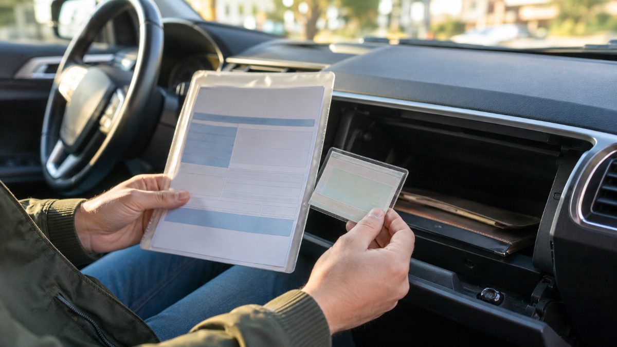 Documente obligatorii în mașină — ce trebuie să ai la tine la volan: ghid complet pentru examenul auto DRPCIV 2026