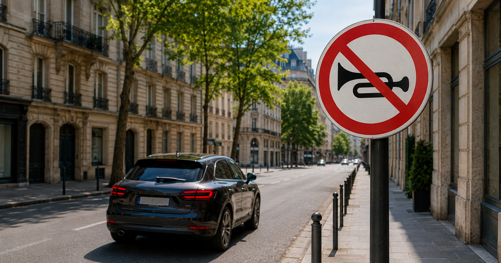Claxonul și semnalele de avertizare — reguli complete pentru examenul auto DRPCIV 2026